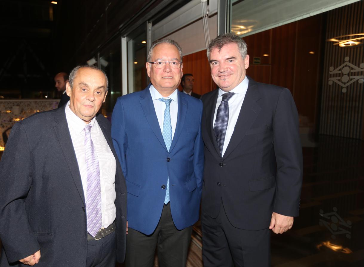 Teo Vargas, Álvaro Ybarra y Manuel Vizcaíno