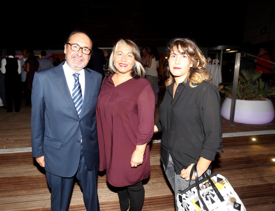 Pilar Santaliestra, Míriam Rodríguez y José Antonio Quesada