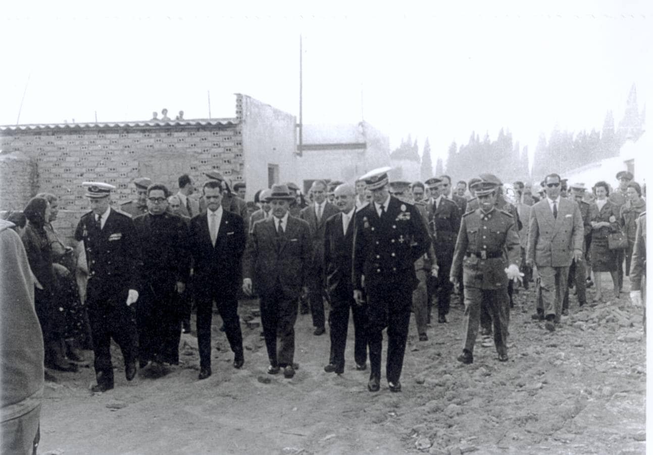 Visita de Franco a el Vacie en 1961