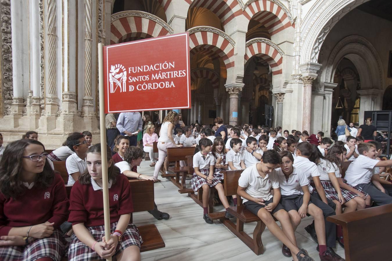 La apertura del curso de los colegios de la Fundación Santos Mártires, en imágenes