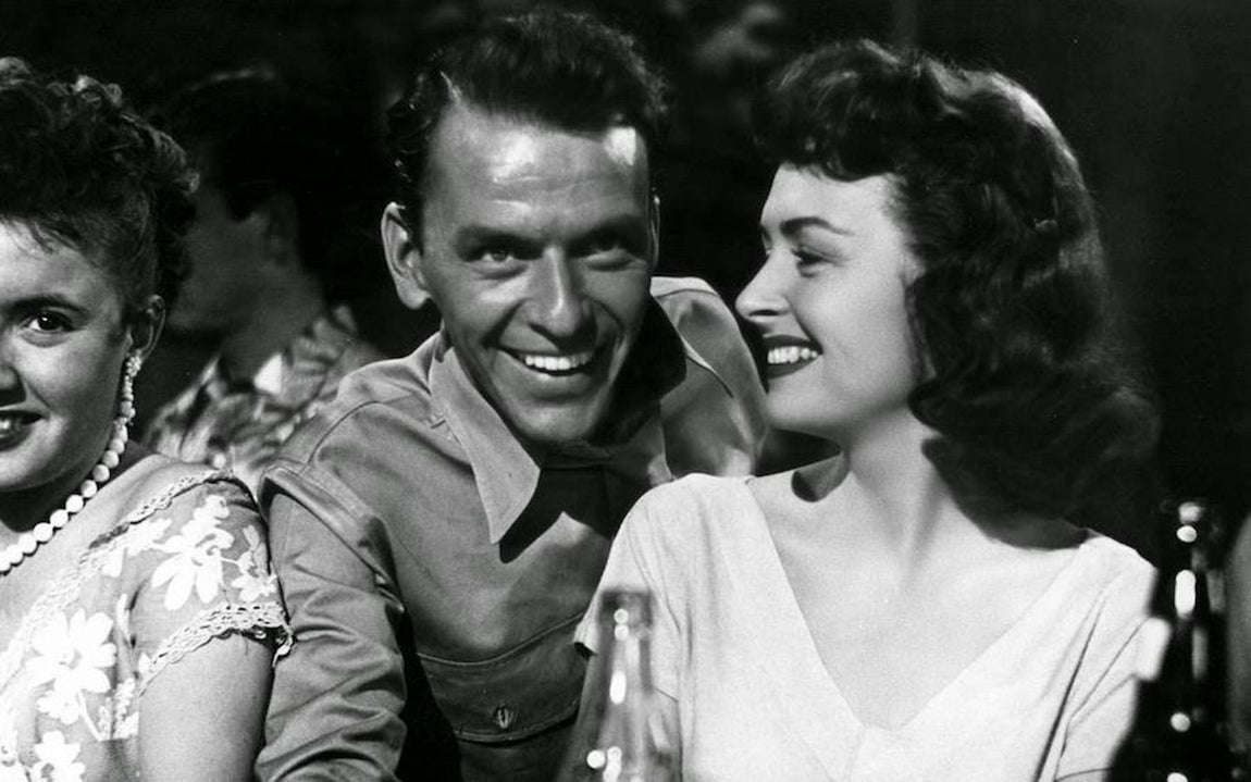 Frank Sinatra en «De aquí a la eternidad». 