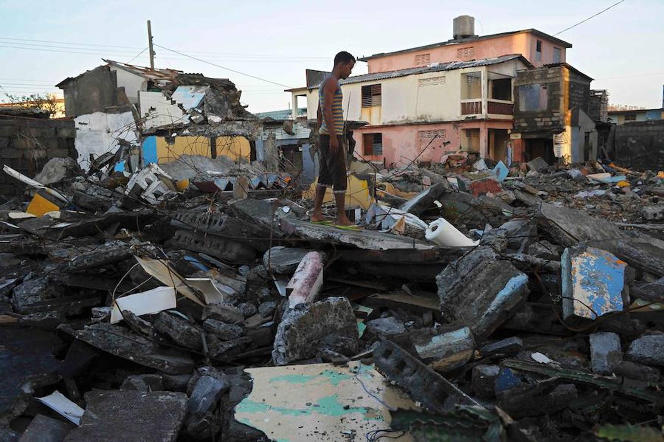 Baracoa, en ruinas tras el paso del huracán Matthew. 