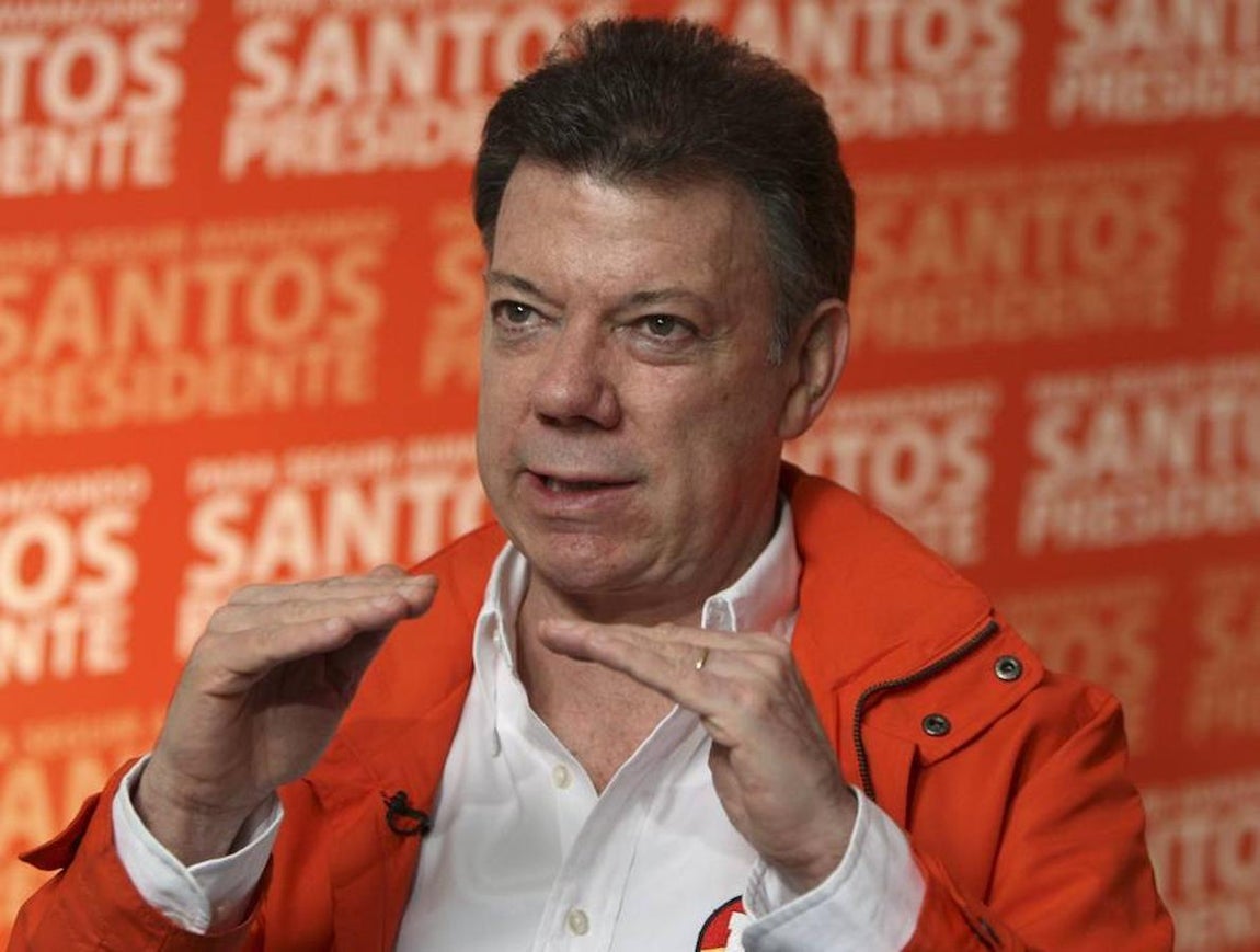Juan Manuel Santos, Premio Nobel de la Paz 2016, en imágenes. Santos fue el candidato del Partido de la «U», que terminó roto por las negociaciones con las Farc entre el mandatario y su antecesor