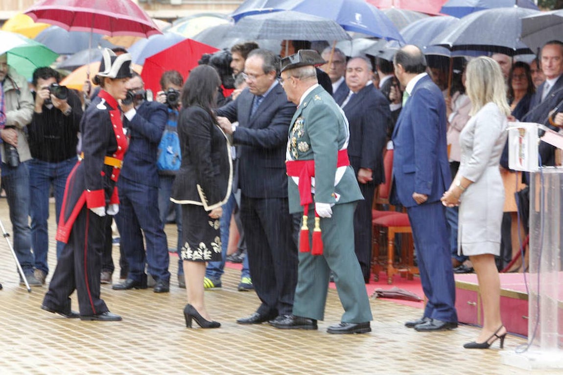 El desfile del Día de la Hispanidad
