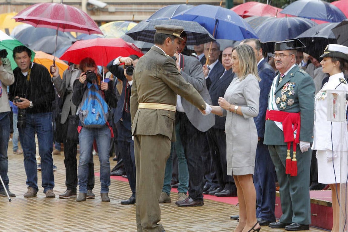 El desfile del Día de la Hispanidad