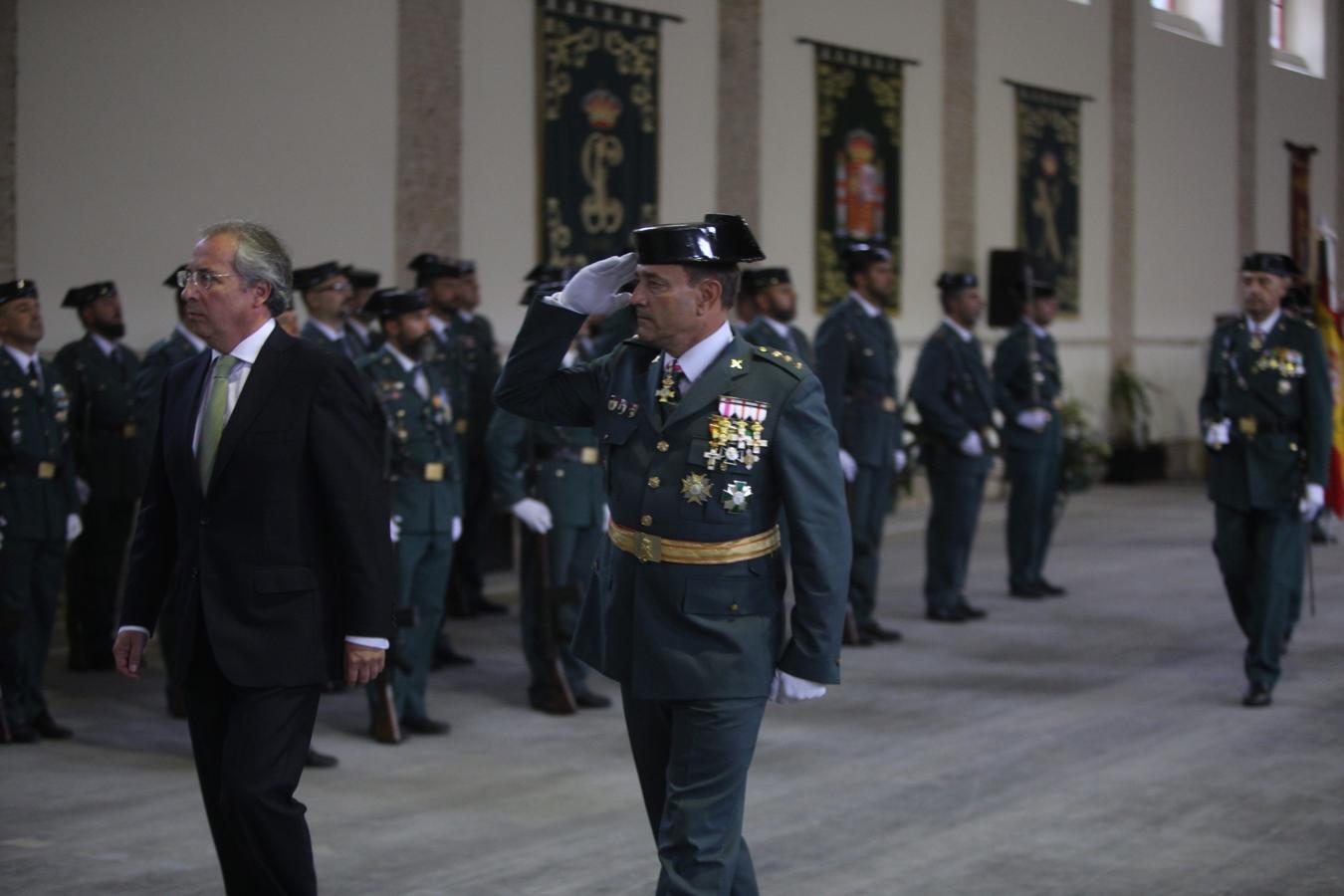 Celebración de la festividad del Pilar de la Guardia Civil de Cádiz