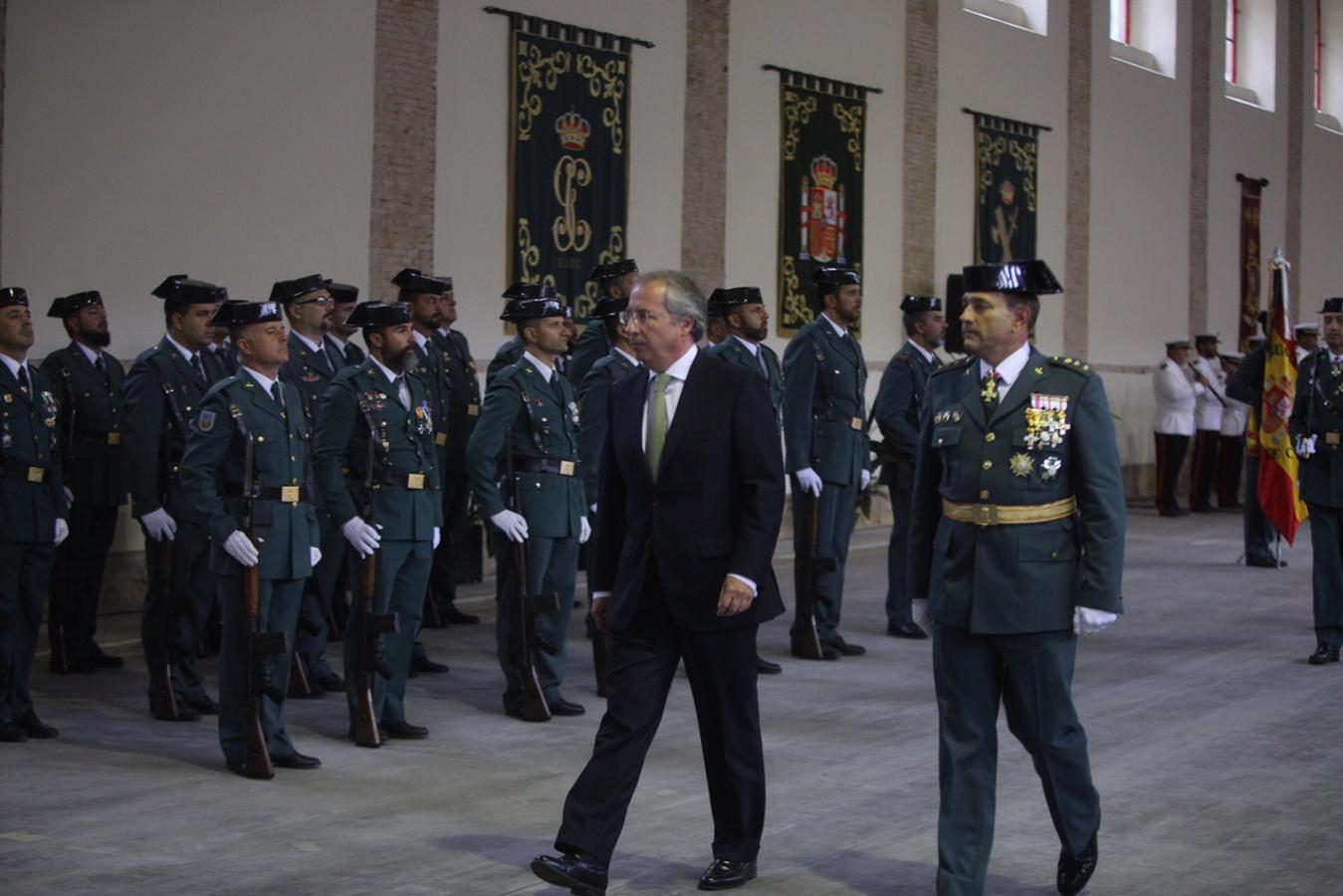 Celebración de la festividad del Pilar de la Guardia Civil de Cádiz