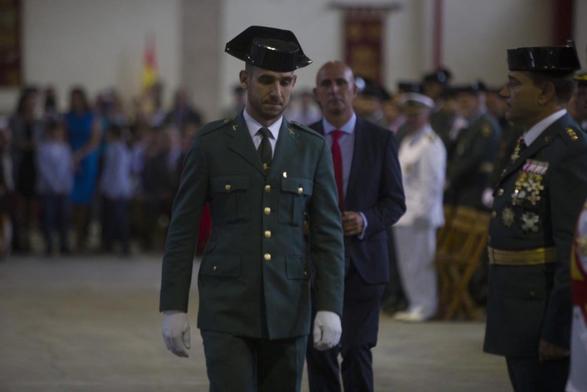 Celebración de la festividad del Pilar de la Guardia Civil de Cádiz