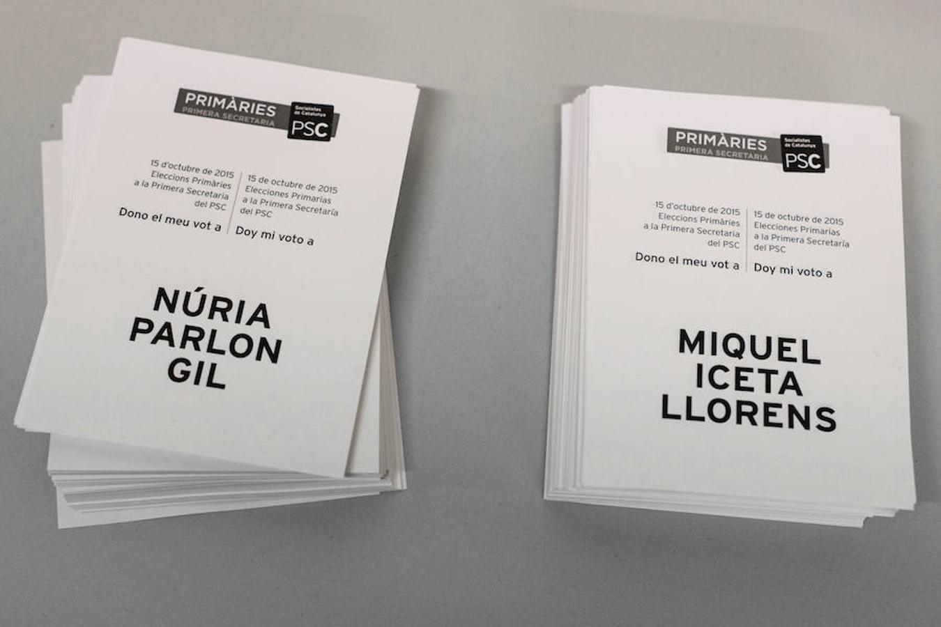 Parlon apuesta por un cambio en el liderazgo del partido para «rearmar» y «reconectar» al socialismo catalán. Iceta, por su parte, llama a los militantes a elegir a un líder «sólido» que garantice un PSC fuerte. 