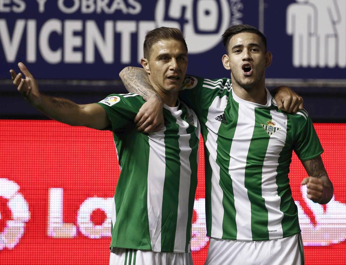 Las mejores imágenes de la victoria del Betis frente al Osasuna