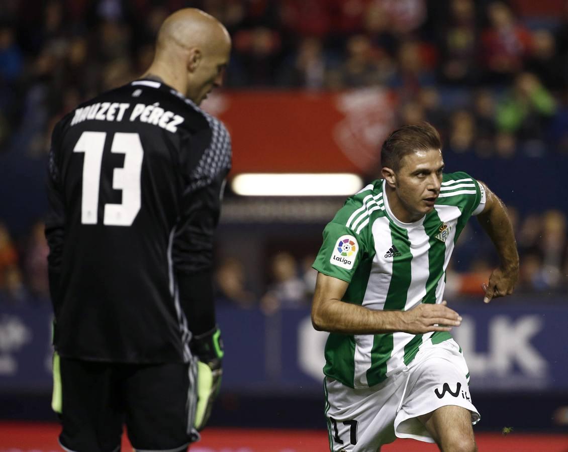 Las mejores imágenes de la victoria del Betis frente al Osasuna