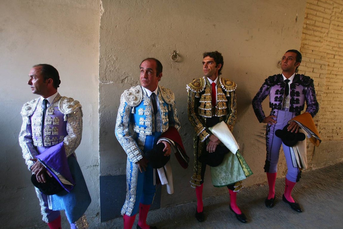 José Tomás y su cuadrilla. 