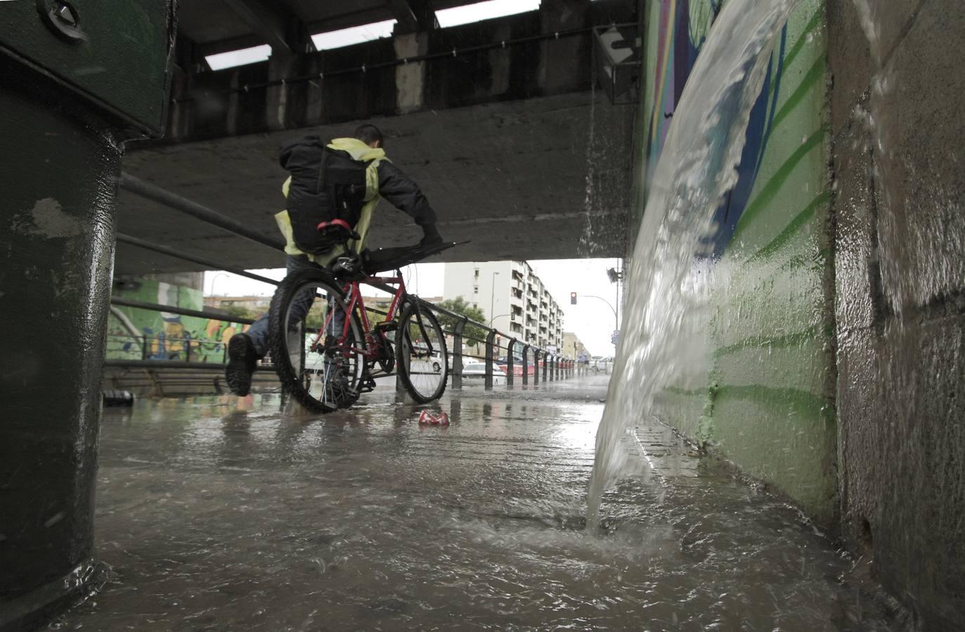 En imágenes: Sevilla, desbordada por las lluvias