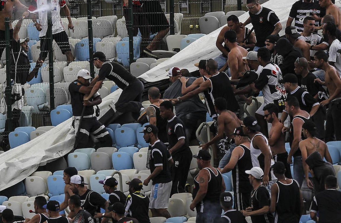 Violencia en la reapertura de Maracaná