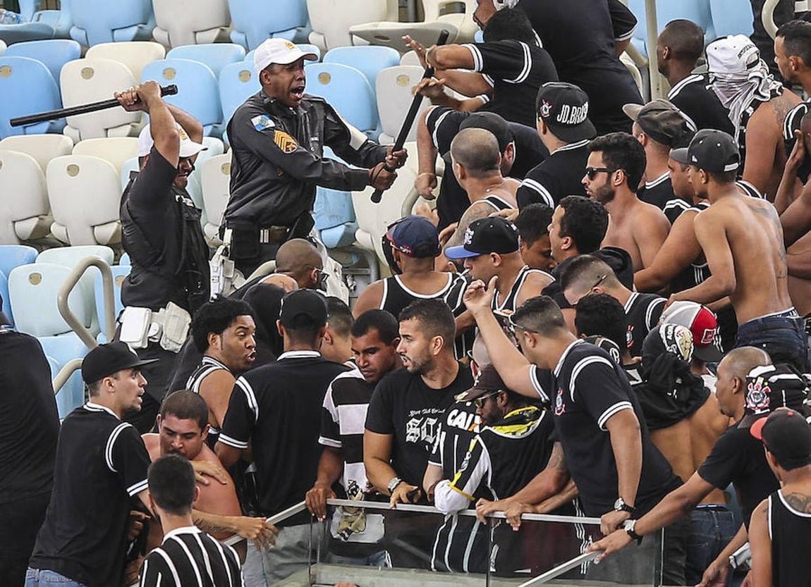 Violencia en la reapertura de Maracaná