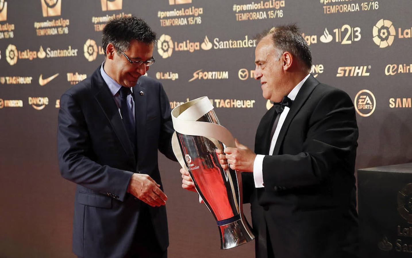 JosepMaría Bartomeu y Javier Tebas