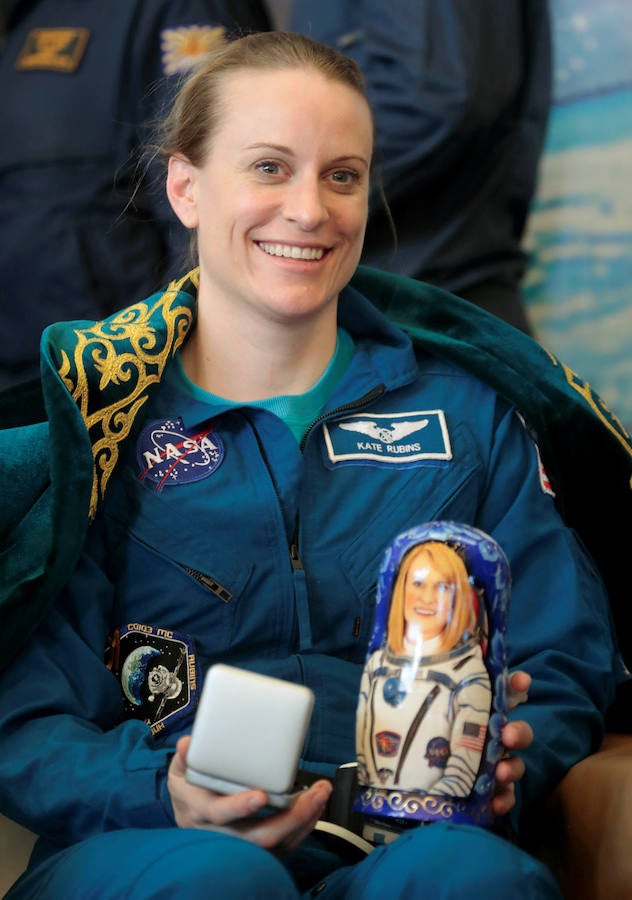 Agasajos tras 115 días en la Estación Espacial Internacional