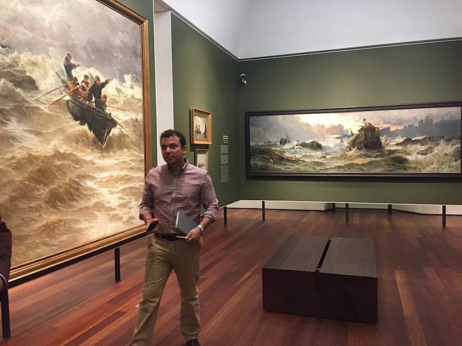 Los naufragios en una de las salas más impactantes de pintura del XIX