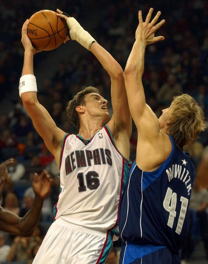 Así se ha transformado Pau Gasol desde que debutó en la NBA