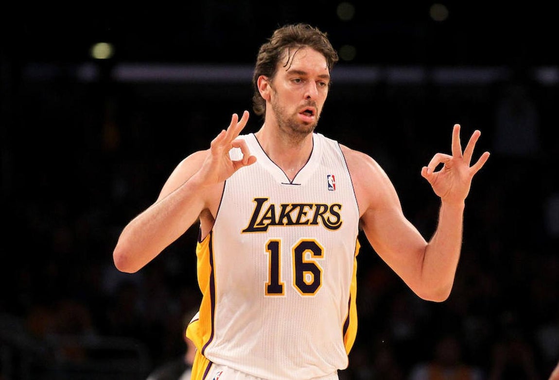 Así se ha transformado Pau Gasol desde que debutó en la NBA