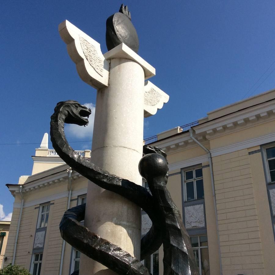 En la ciudad rusa, Ulán-Udé, se pueden ver numerosos símbolos de la época soviética
