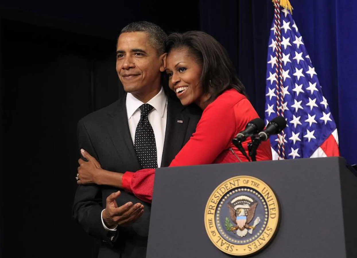 Los Obama ganaron las elecciones, convirtiéndose en el primer presidente y primera dama afroamericanos de la historia de Estados Unidos