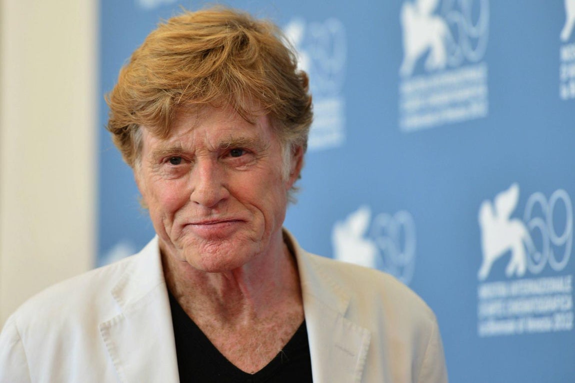 Los estragos de la edad. En 2012, durante el Festival de Venecia, Redford apareció con esta nueva imagen.
