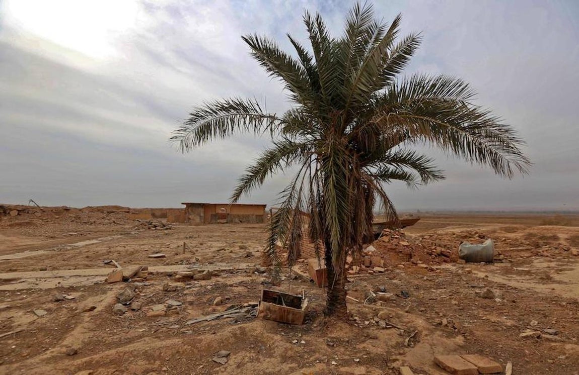 La antigua ciudad de Nimrud, destruida por Daesh. 