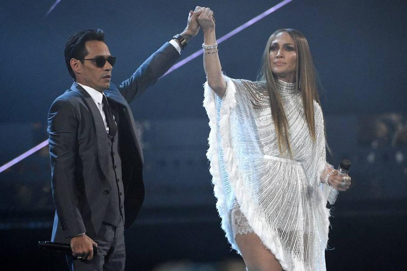 Jlo y Anthony, la terminar la actuación