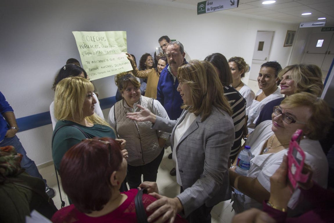 Susana Díaz visita San Carlos