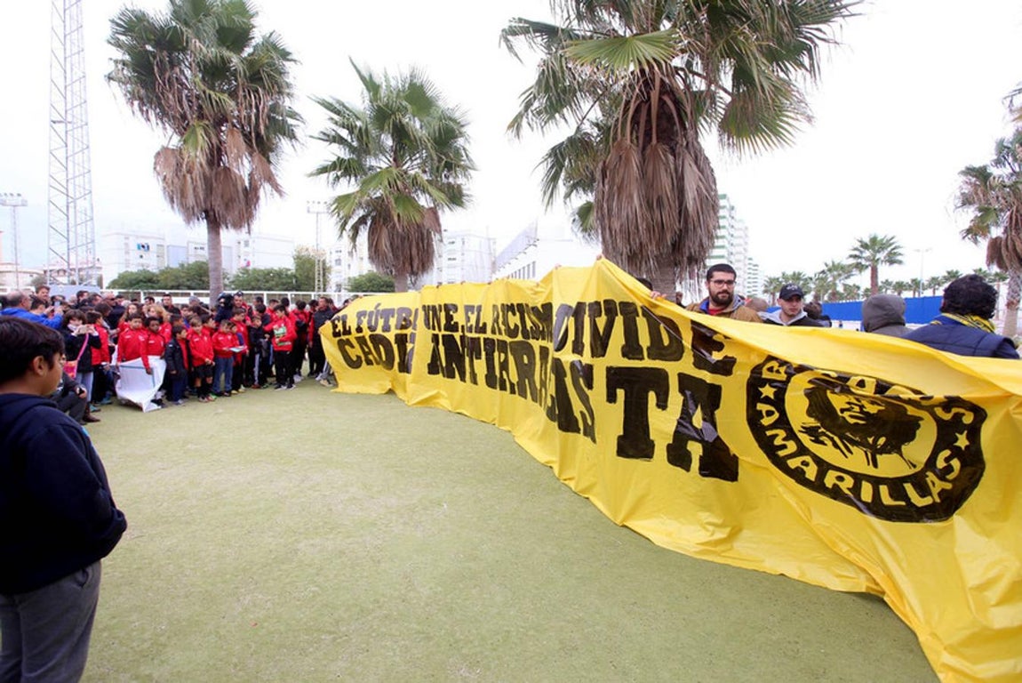 Las imágenes de la concentración de apoyo a Etienne