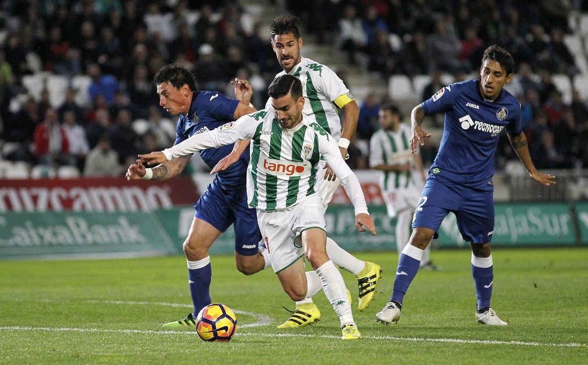 El partido Córdoba-Getafe, en imágenes