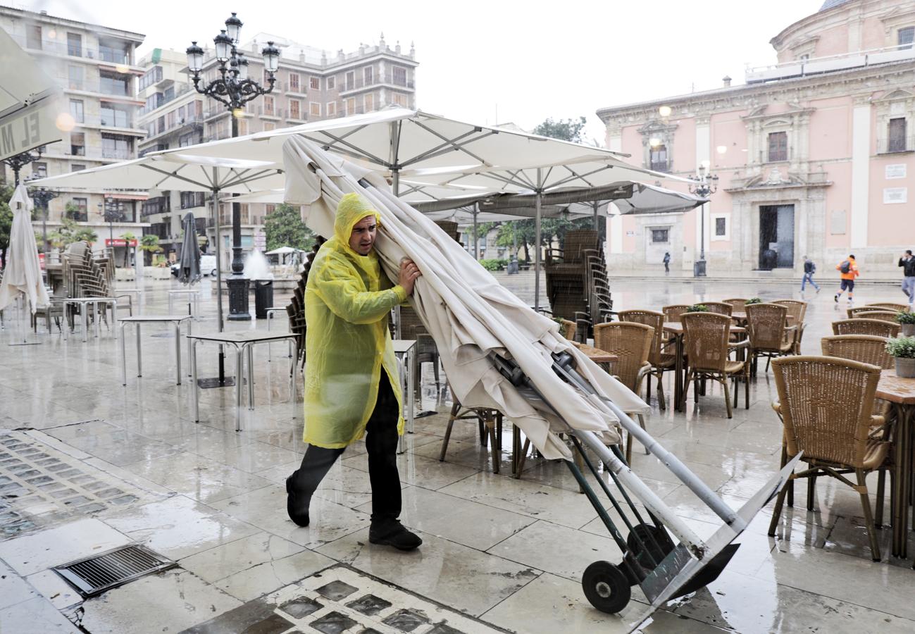 Las lluvias mantienen en alerta amarilla a Valencia