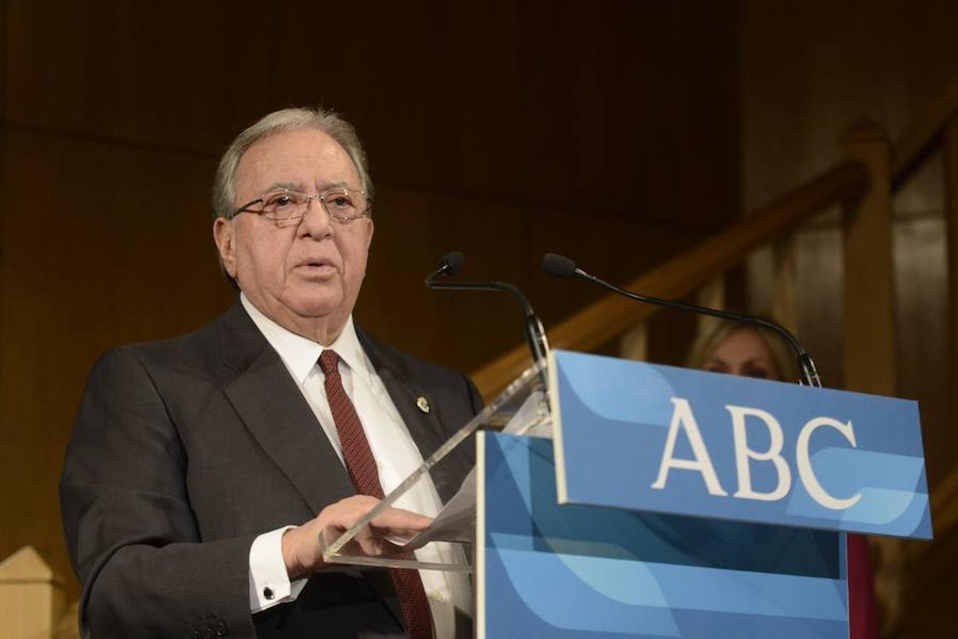 Diego Murillo, presidente de AMA Seguros, durante su discurso en los Premios ABC Salud. 