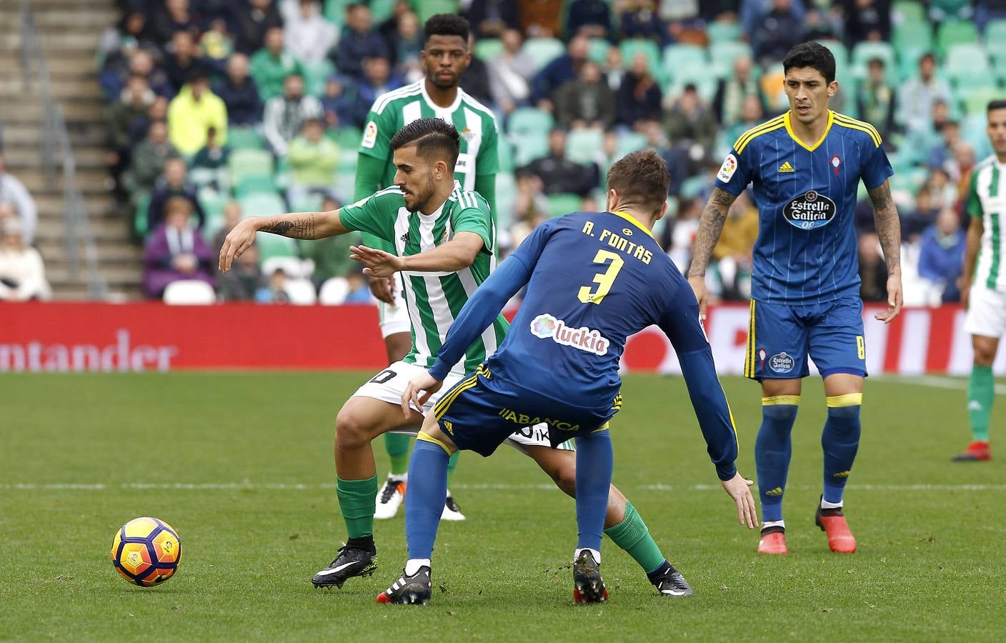 Sufrido empate del Betis en casa (3-3)