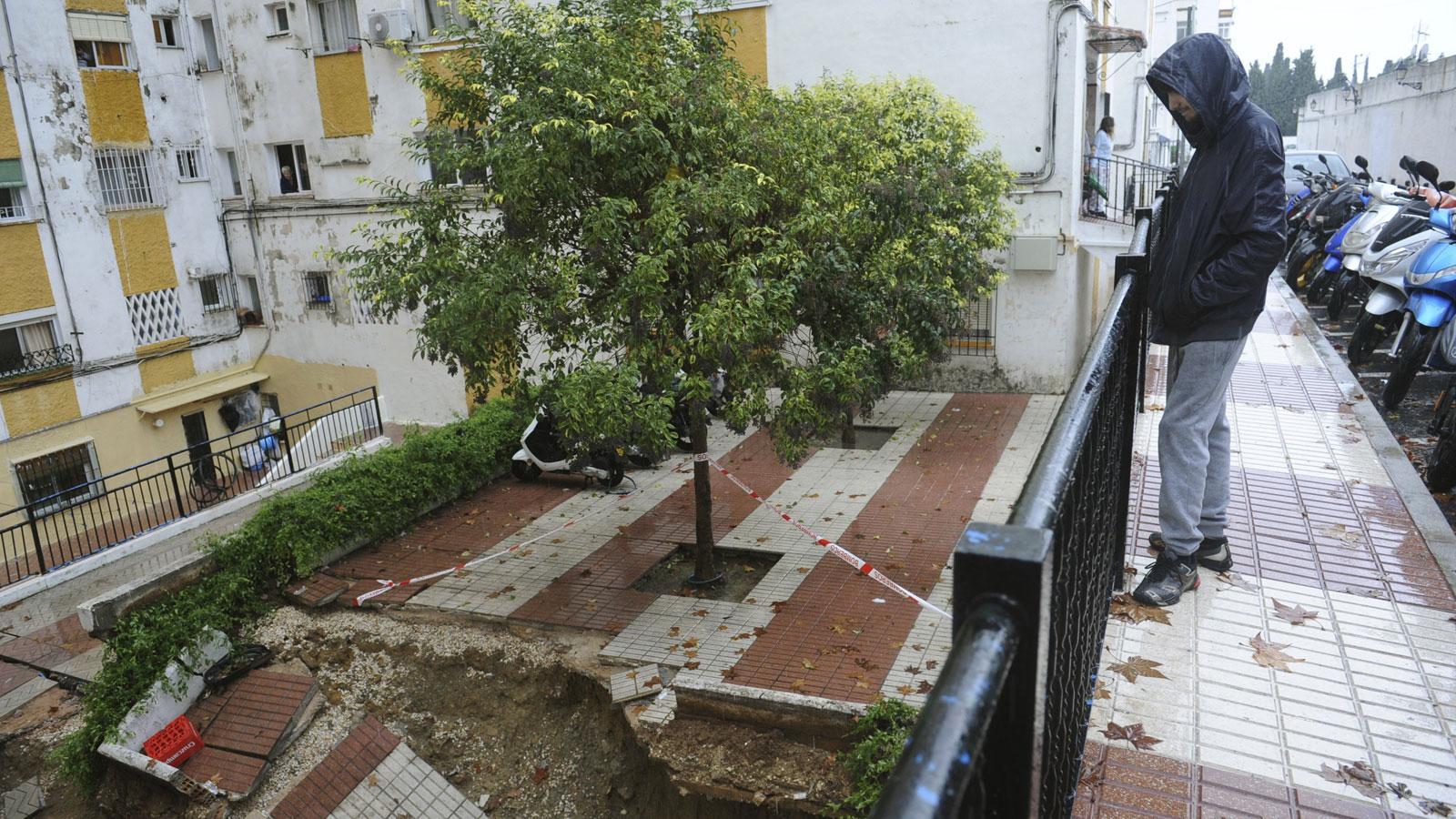 La lluvia arrasa en Málaga