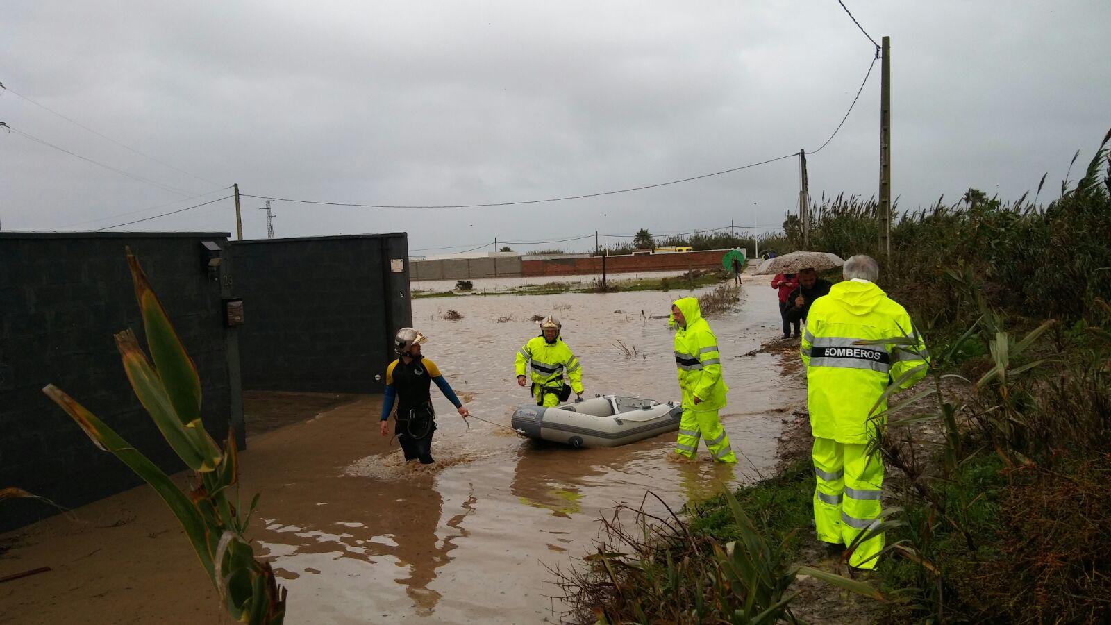 El temporal de lluvia castiga el Campo de Gibraltar