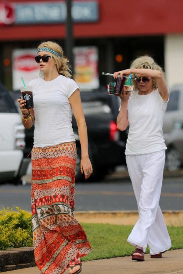 Su única hija ha seguido los mismos pasos que su madre. Trabaja como modelo e, incluso, ha participado en algún largometraje. 