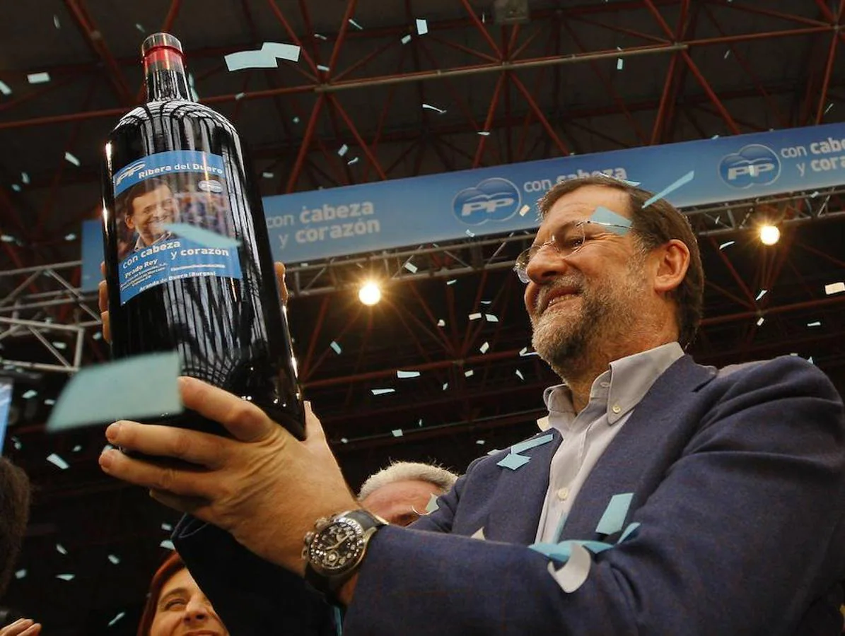«¡Viva el vino!», Mariano Rajoy. Después de realizar un discurso en favor del vino, Rajoy finalizó con un elocuente «Viva el vino, la moderación y el sentido común»
