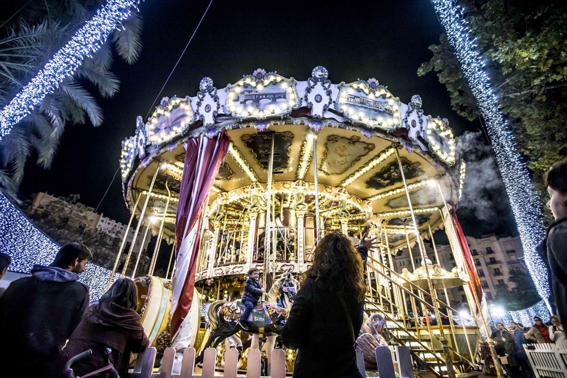 Así luce Valencia de Navidad. 
