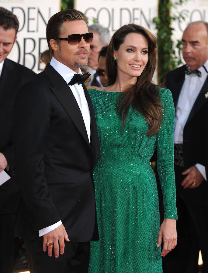 Angelina y Brad en un evento. 