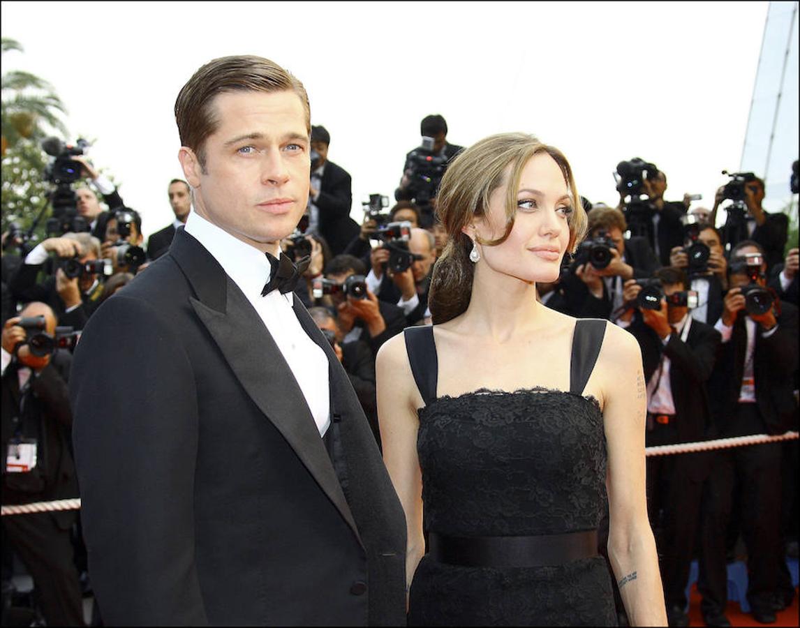 La pareja elegante en una alfombra roja en 2010. 