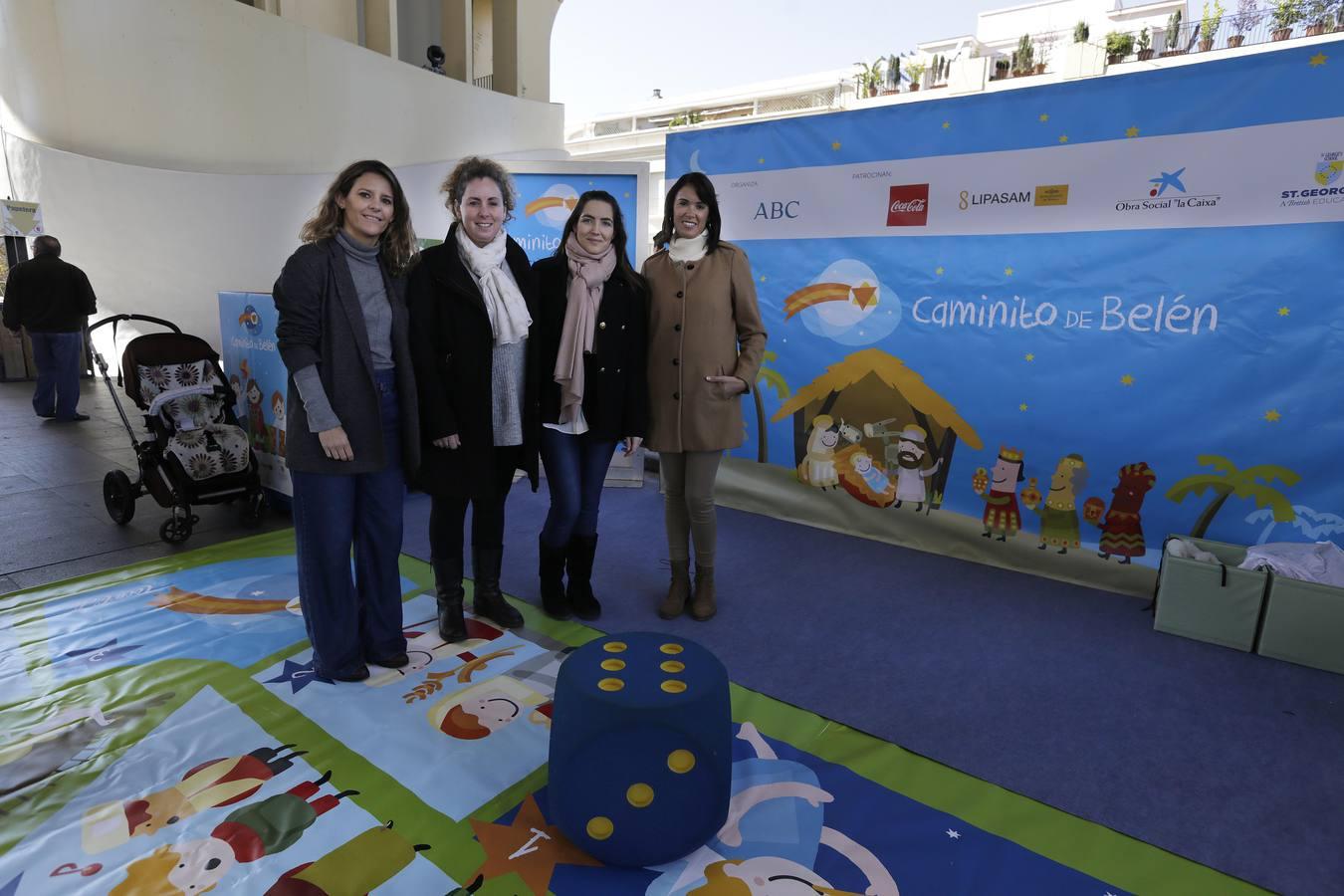 Ana Barrero, de ABC, Jane Goldsack y Marisol González, de St. George´s school Sevilla, y Zoila Borrego, de ABC