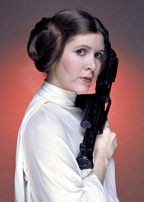 Carrie Fisher, la Princesa Leia en «La Guerra de las Galaxias»