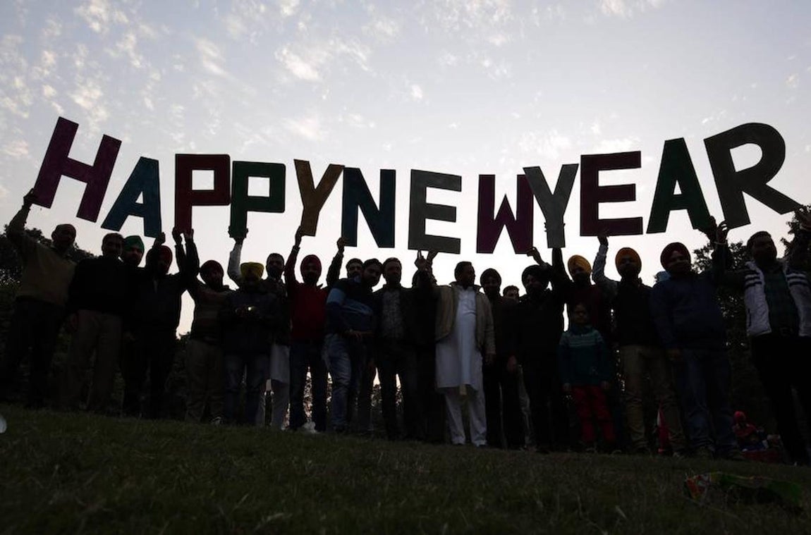 Varios lugares del planeta ya están disfrutando del año nuevo. 