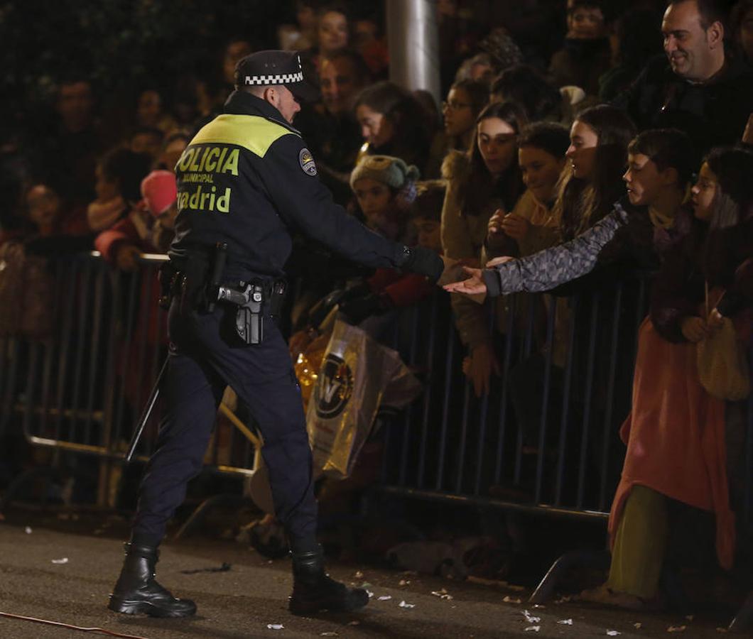 La llegada de los Reyes Magos a Madrid, en imágenes. 