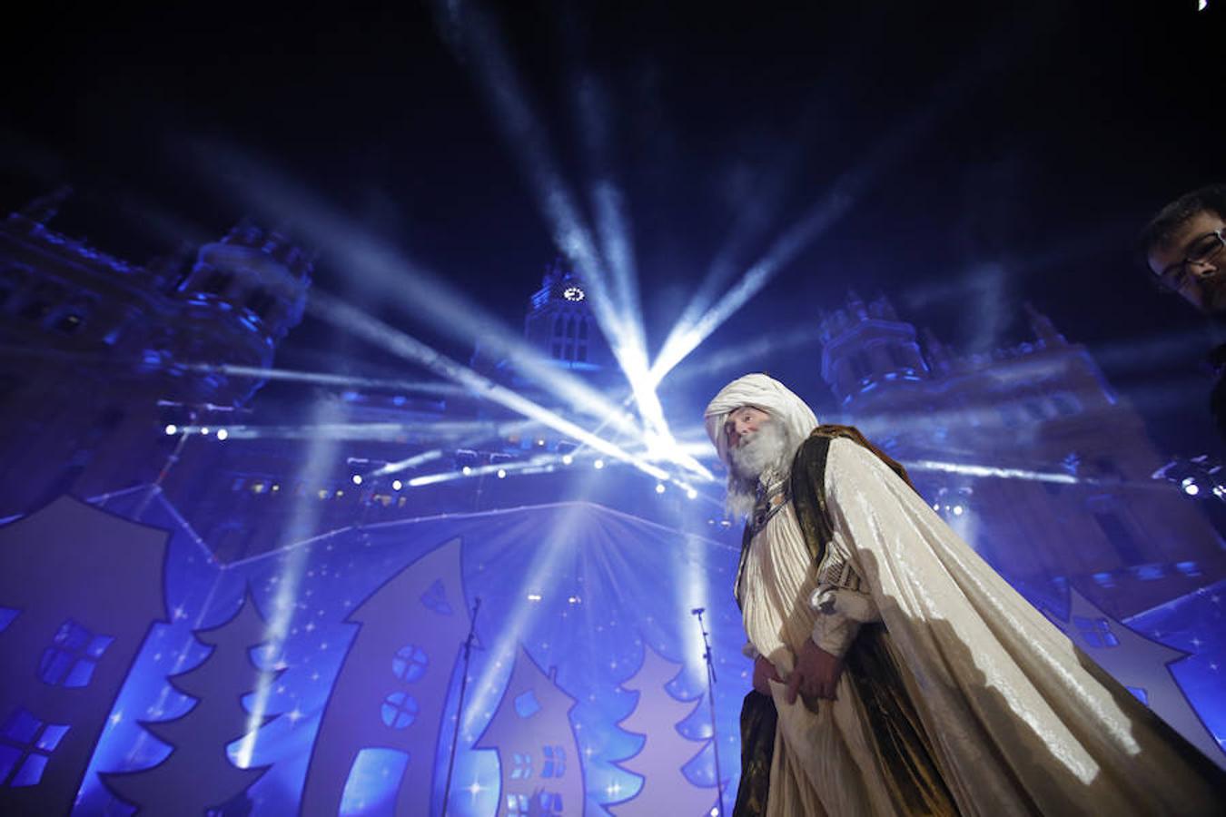 La llegada de los Reyes Magos a Madrid, en imágenes. 