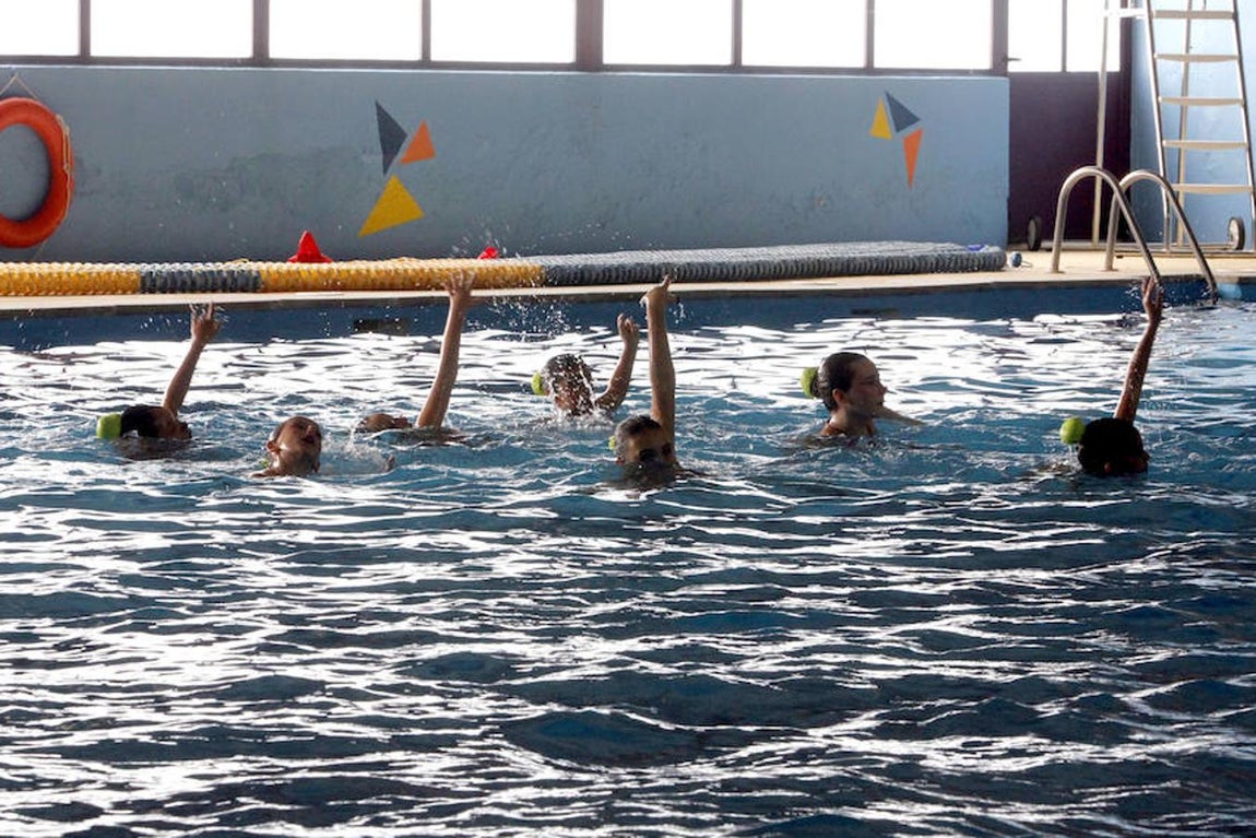 Natación sincronizada en Toledo, en imágenes