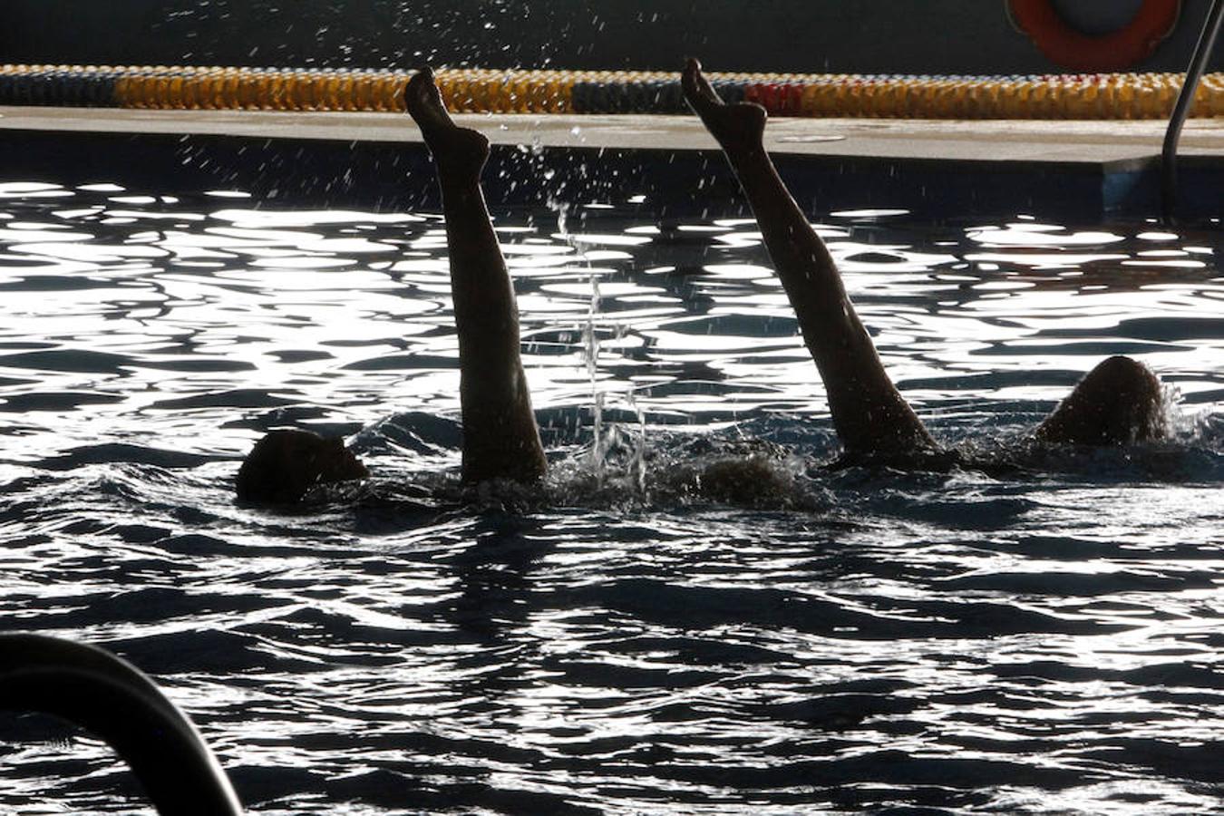 Natación sincronizada en Toledo, en imágenes