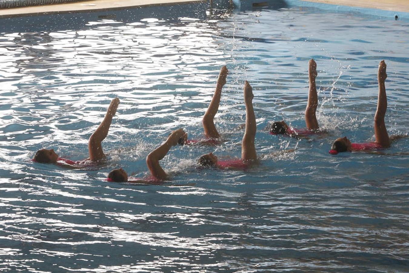 Natación sincronizada en Toledo, en imágenes